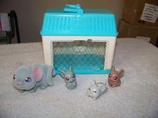 LITTLE LIVE PETS MAMA MOUSE SURPRISE & 3 BABIES & CAGE-NO WATERBOTTLE CLEAN NICE