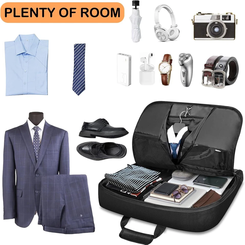 Bolso de viaje grande de cuero con correa para el hombro Foto 4 de 4