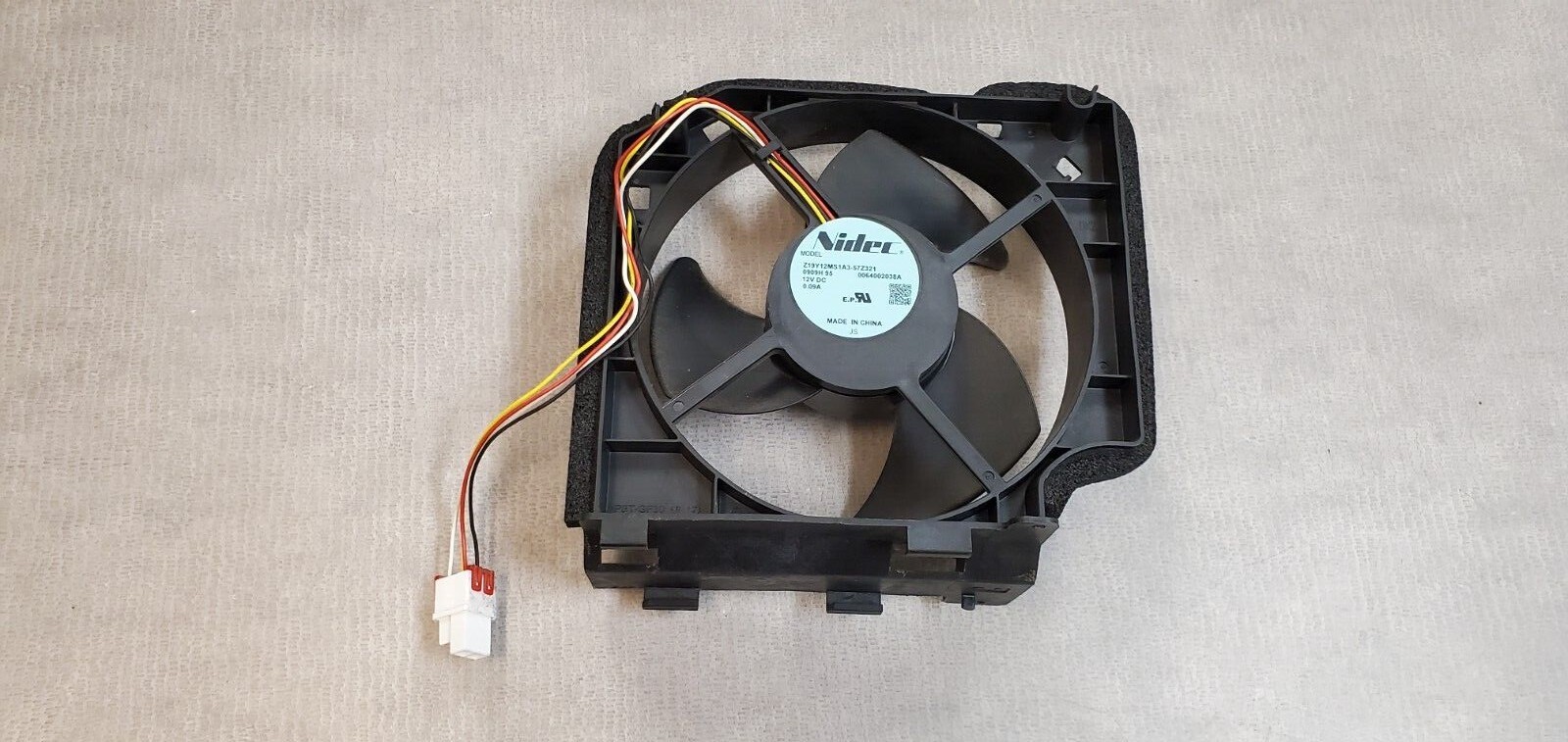 WR60X32087 OEM GE Refrigerator Condenser Fan Motor Assy For