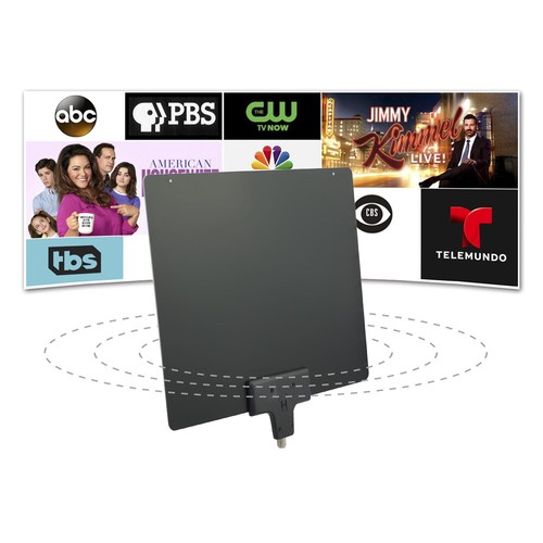 Antena de TV interior Mediasonic alcance de 50 millas con cable coaxial de 10 pies (HW210AN-V2) - Imagen 5 de 7