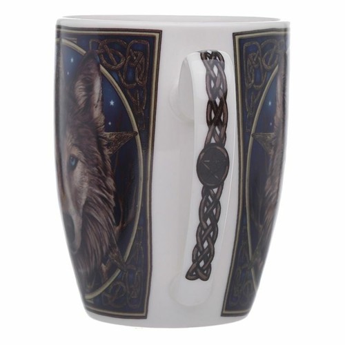 Lisa Parker Fantasie Wolf Kopf Porzellan Becher Feines Tee Kaffee Geschenk Box - Bild 5 von 6