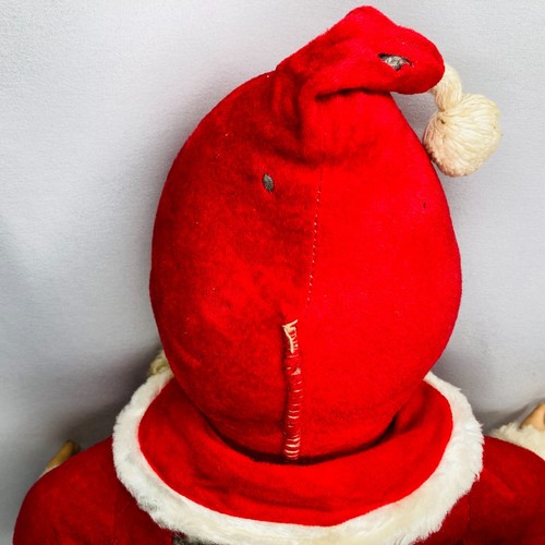 1950s Rushton Company Star Creation Stuffed Coca-Cola Santa Claus - Picture 8 of 15