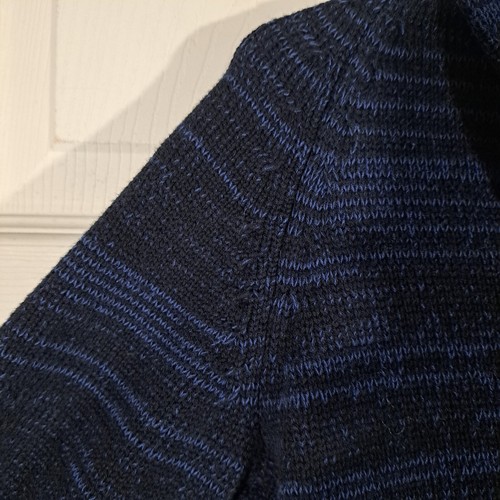 American Rag Cardigan Pullover Damen Größe M blau schwarz Knopfleiste Langarm - Bild 5 von 12