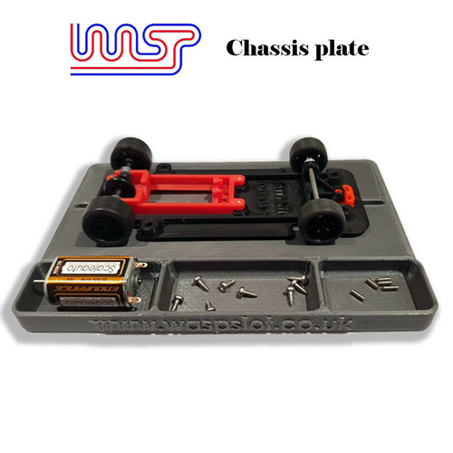 Slot Car Chassis Set Up Plate 1:32 Scale New WASP - Afbeelding 1 van 5