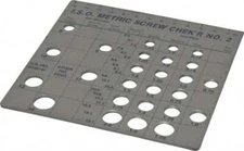 Made in USA M8 to M14mm Stainless Steel Metric Thread Screw Checker