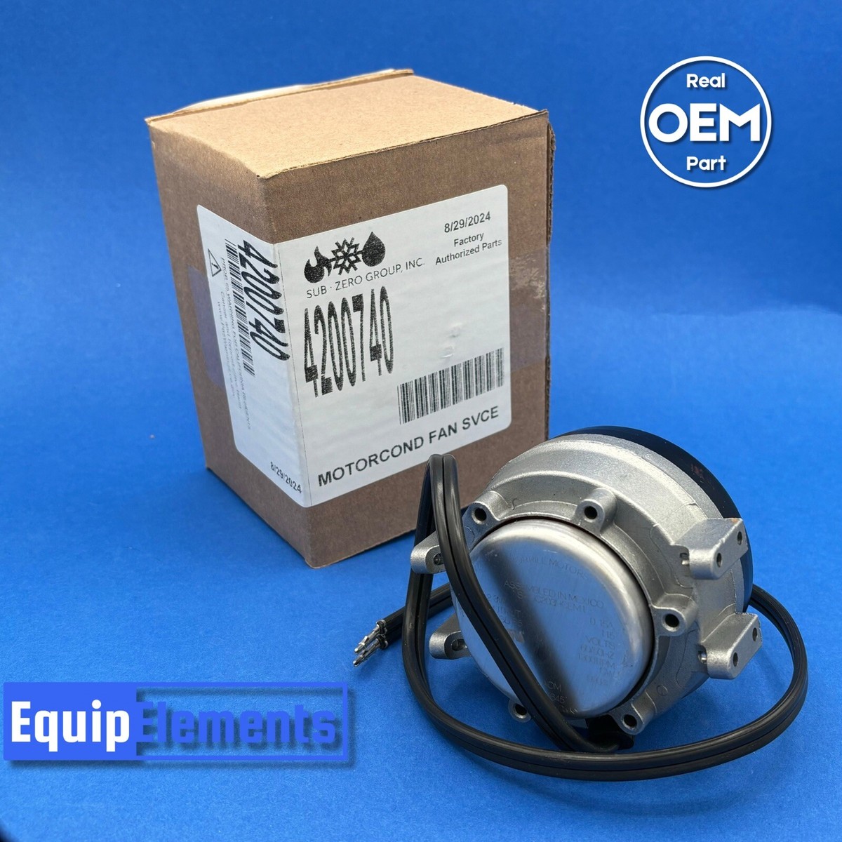 user_b88b47ce 4200740 Genuine Sub-Zero Refrigerator Condenser FAN Motor