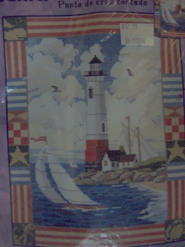 Kit De Point De Croix Phare - Toile 14ct, Paysage Marin, Marque Dream Pattern, Neuf