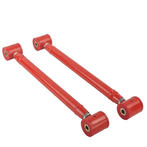 Adjustable Rear Lower Control Arms for 2007-2014 GM SUV Suburban Tahoe Red - Picture 3 of 7