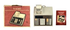 Texas Instruments TI-5040 Electronic Printing Calculator Box Manual Set