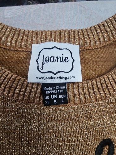 Gold Metallic Joanie Strickpullover "Golden Girl" Gr. XS - Bild 12 von 12