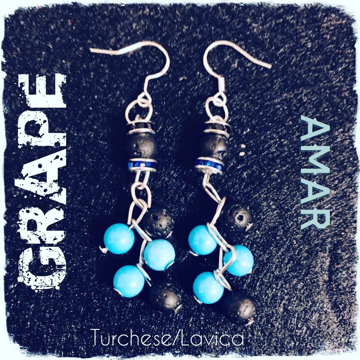 Orecchini Turchese Donna Orecchini A Perno In Turchese Naturale Placcati Oro Gioiello Fatto A Mano Pietra 321812