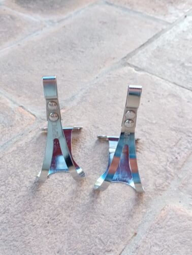 Nos Alpino Puntapiedi Toe Clips Misura S L'Eroica Colnago Bianchi - Foto 13 di 13