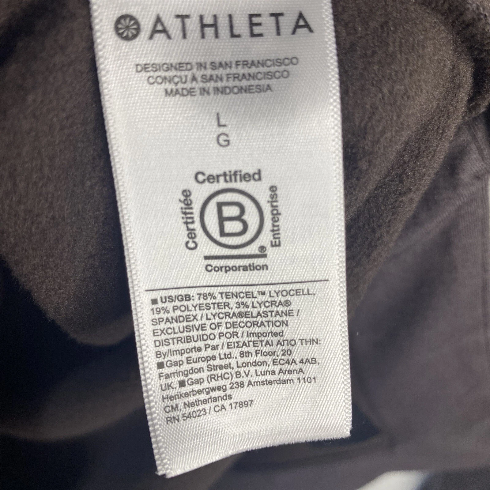 athleta crew neck long sleeve pullover 