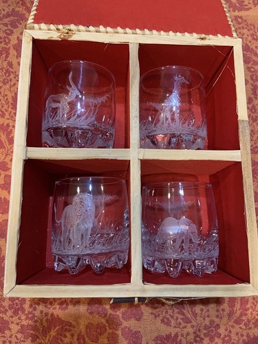 Handmade Etched Safari Drinking Glasses from Kenya - Picture 2 of 13