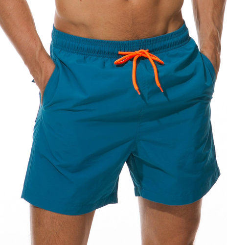 Shorts Quick Dry Water Men's Beach Sport Swim/Shorts with Pocket/Color Blue/M. - 第 1/12 張圖片