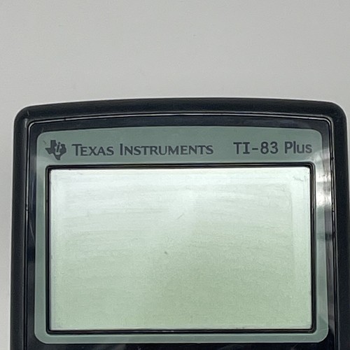 Texas Instruments TI-83 Plus graphischer Taschenrechner schwarz ohne Deckel getestet - FUNKTIONIERT! - Bild 2 von 13