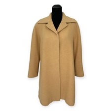 Fleurette | 4 | Loro Piana 100% Camel Hair Placket Front Mid-length Car Coat