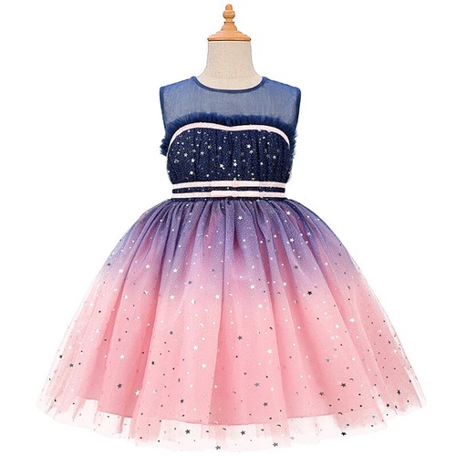 2-10Y Girls Dress Baby Girl Princess Dress Toddler Party Wedding Vestido Gauze - Bild 21 von 31