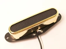 Custom Telecaster Neck Pickup - Gold & Black Foil    EZPZ PARTS