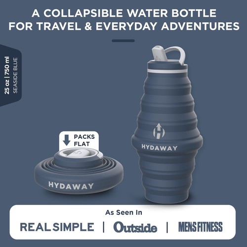 Collapsible Water Bottle | 25oz - Bild 22 von 30