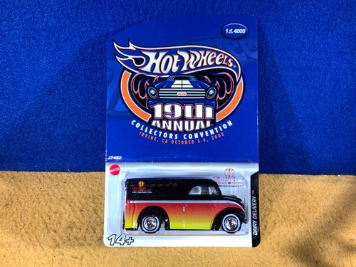 T9-15 HOT WHEELS 19th CONVENTION - 2005 - DAIRY DELIVERY - BLACK - NIB