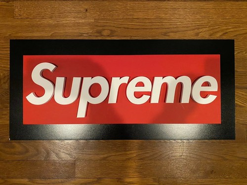 NWT Supreme The North Face Steep Tech Headband L/XL Box Logo Sign Display Art - Picture 10 of 12