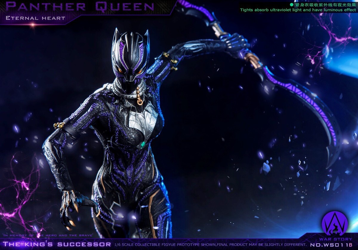 1/6 Black Panther Queen Shuri Deluxe Figure Toys WS011-B War
