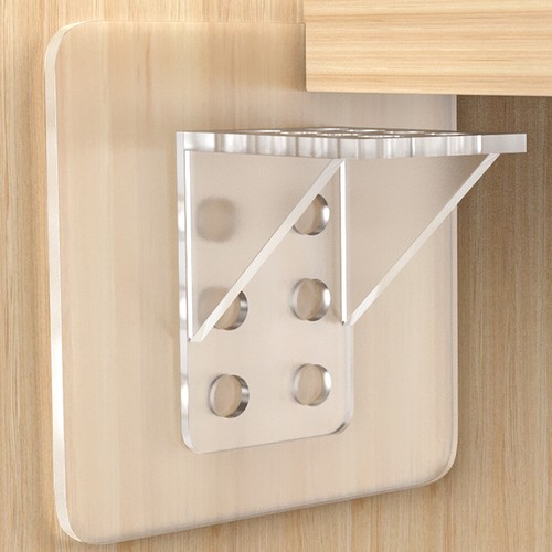 4PCS Self-adhesive Shelf Support Pegs For Kitchen Bedroom Closet Cabinet Shelf - Picture 4 of 14
