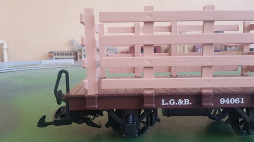 LGB G Gauge 94061 Lehmann ToyTrain cattle wagon with cow and pig load, boxed - Picture 7 of 11