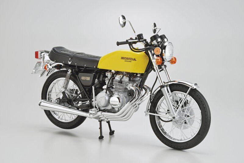 Aoshima 1/12 Scale Model Bike (28) Kit Honda CB400 Four I/II Aoshima 1/12 Scale Model Bike (28) Kit Honda CB400 Four I/II