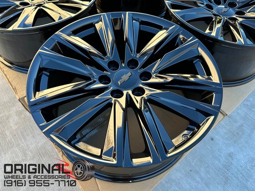 NEW 2024 22" Wheels Chevy GMC Silverado Tahoe Suburban Yukon Sierra Escalade Rim - Picture 5 of 6