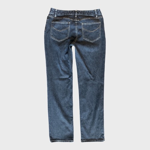 J. Jill Jeans Womens Size 10 Below Waist Dark Wash Straight Leg Stretch #0512ED - Picture 2 of 6