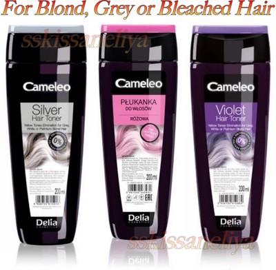 Violet Silver Pink Hair Toner Rinse Grey White Platinum Blond