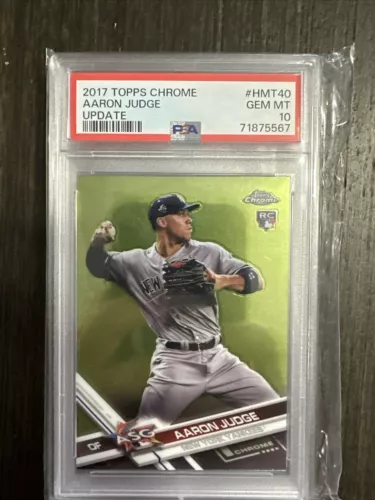 2017 Topps Chrome Aaron Judge Update ASG Rookie Card RC #HMT40 PSA 10 GEM MINT