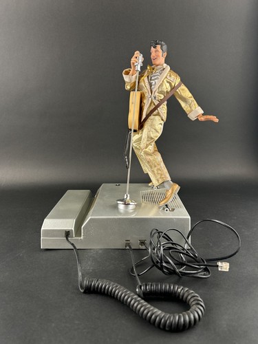 Vintage Elvis Presley Telemania Telephone Singing Dancing Good for Parts - Picture 8 of 21