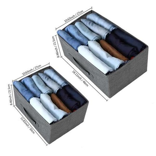 Fabric Dresser Chest 3/4/5/7 Drawers Bedside Storage Cabinet Organizer Wood Top - Picture 32 of 48