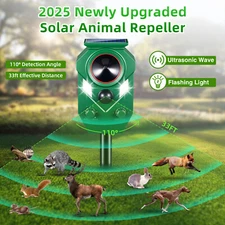Single Solar Animal Repellent – Sun-Powered Deterrent