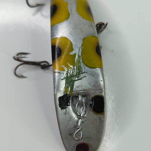Vintage Flatfish Helin Tackle U20 FR Gr&Yel Fishing Lure in Box 2 Lures - Picture 17 of 20