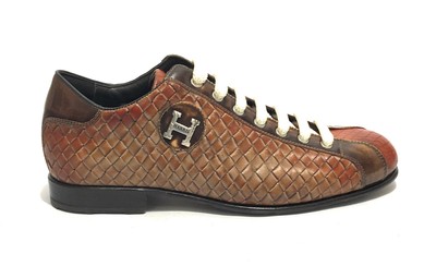 Scarpe uomo Harris fondo calcetto pelle intreccio taupe dadino ocra shade lin | eBay Scarpe uomo Harris fondo calcetto pelle intreccio taupe dadino ocra shade lin | eBay