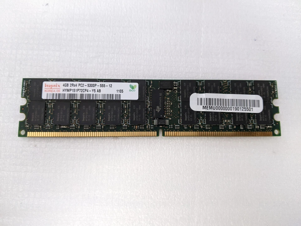 6pcs 4GB Samsung Memory RAM, 2Rx4 PC2-5300P & 14pcs Hynix 4GB 2Rx4 PC2-5300P RAM - Image 2 of 4