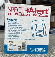 System Sensor SpectrAlert SW Strobe STD CD - White