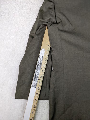 Vtg USA Lacrosse Mens 40S Gray Worsted Wool Blazer Jacket 2 Button $375 - Picture 16 of 17