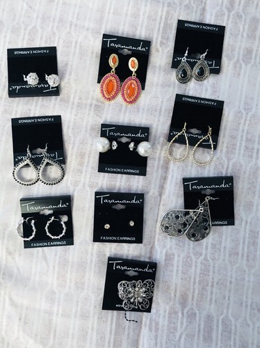 Taramanda modische Ohrringe Set mit 10 Ohrringen 149 $. Lot#7 - Bild 1 von 12