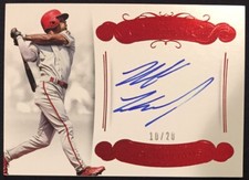 2018 Flawless Nick Williams Rookie Signatures Ruby 10/20 RC Auto Phillies