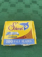 100X Shark Stainless Single Edge Half Blades for Barber Straight Razors Shaving