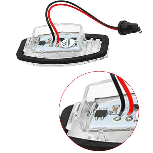 Xenon White LED License Plate Light Clear Cover For 01-2005 Honda Civic VII4/5D - Picture 5 of 5