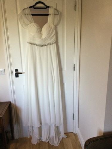Grecian Style Wedding Dress Size 12 - 第 1/3 張圖片