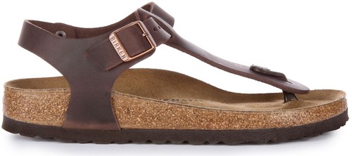 Birkenstock Kairo Zehensteg Riemen Birko Flor Sandale braun schmale Passform US 5 - 10 - Bild 2 von 12