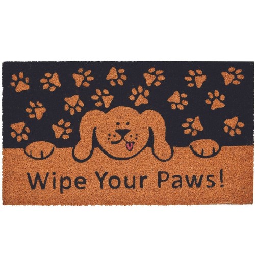 DOOR MAT PVC NON SLIP BACKED COIR DOORMATS OUTDOOR INDOOR WELCOME MATS - Picture 11 of 60
