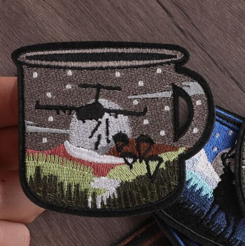 Camping Camper Fruits Embroidery Patches Embroidered Iron On Patch Crafts DIY - Picture 43 of 47